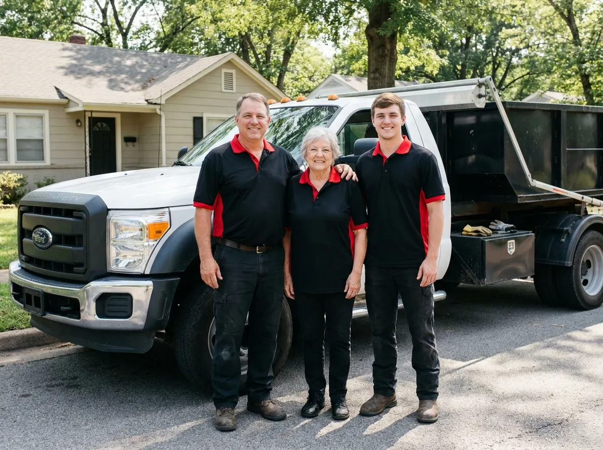 The Frontrunner Dumpster Rental team, dumpster rental in Little Rock, AR